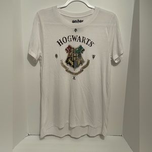 Harry Potter Hogwarts Short Sleeve Crew Neck Graphic Shear T-Shirt Size XXL